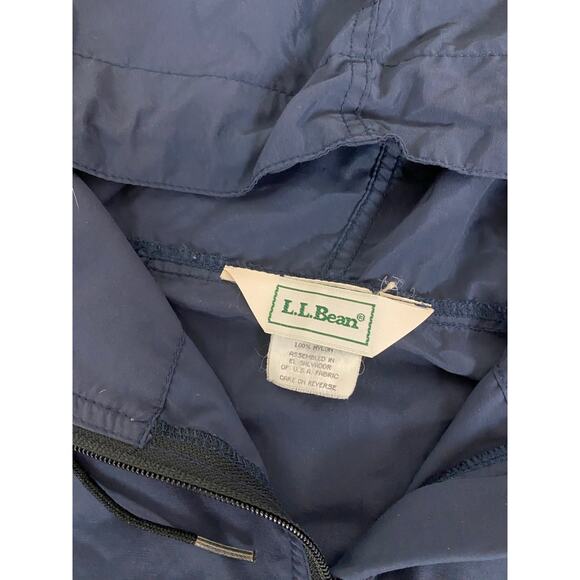 VTG 90s Men L.L. Bean 1/2 zip nylon lightweight anorak pullover windbreaker XL - Picture 5 of 5